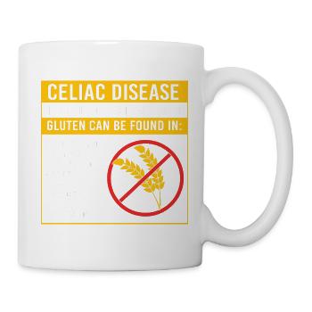 Celiac Disease Gluten Free - Mug - white - Right