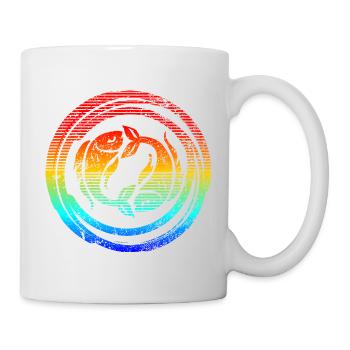 Horoscope Horoscope Poissons signe du zodiaque - Mug blanc - blanc - Droite