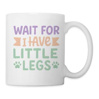Le chien dit Humour Mème Humour, Drôle, petites jambes drôles - Mug blanc - blanc - Droite