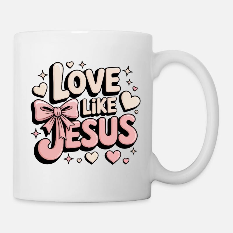 Love Like Jesus - Tasse - Weiß