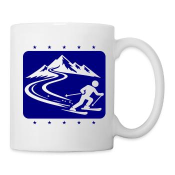 Ski Mountains - Mug - white - Right