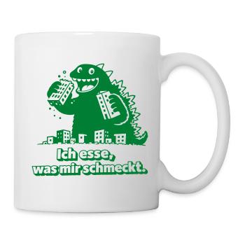Je mange ce que j’aime, Monster - Mug blanc - blanc - Droite