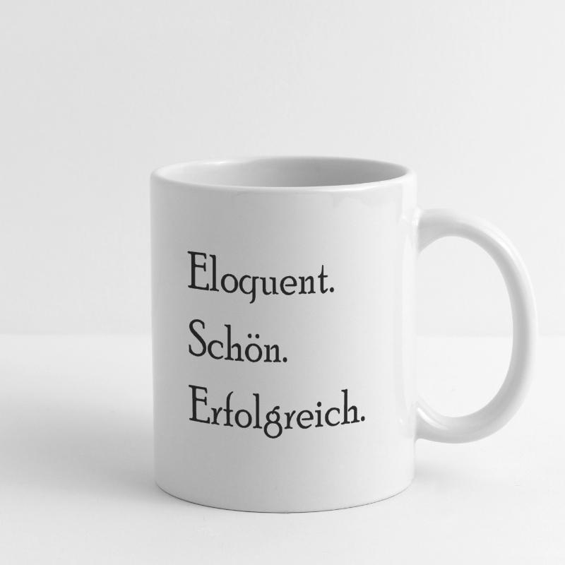 Eloquent. Nice. Successfully. Statement Saying Mug