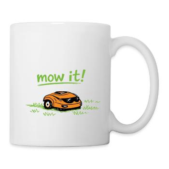 I'm sexy and I mow it – Lustiger Rasen Spruch - Mug - white - Right
