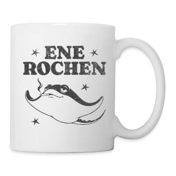 Smoker shirt Smoking Manta Ray Vintage - Mug - white - Right