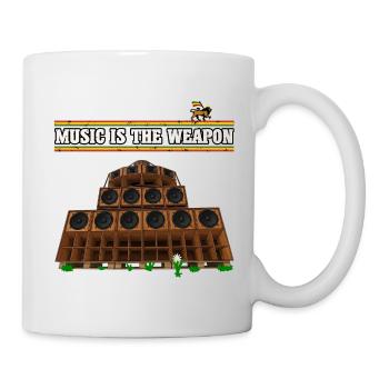 Dub Reggae Music - Tasse - Weiß - Rechts