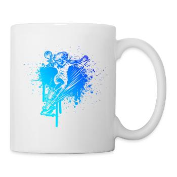 Handball uniquement pour les femmes - Mug blanc - blanc - Droite