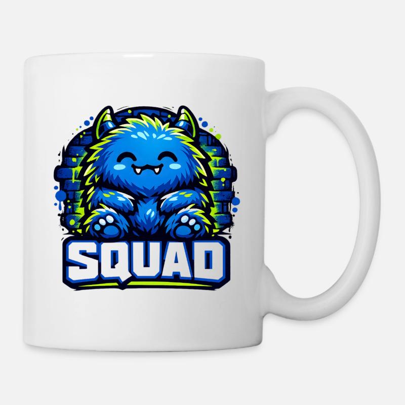 Blue Monster Squad Logo - Mug - white