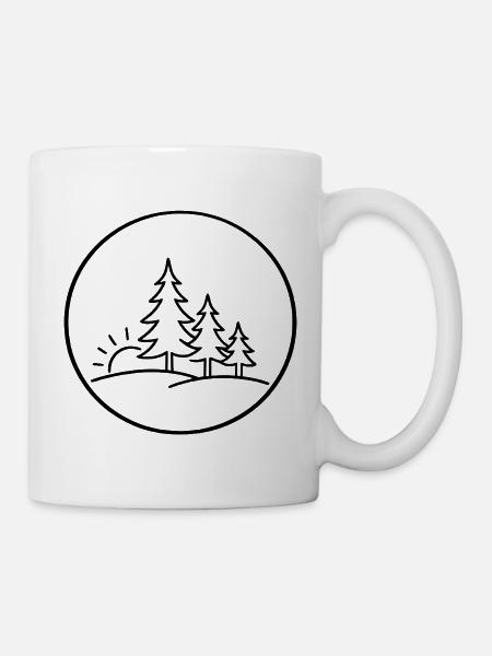 Sunrise in the Waldkreis - Mug - white