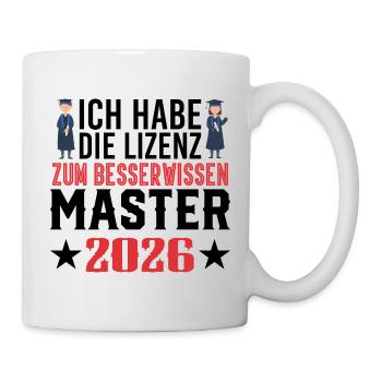 Master 2026 Graduation Graduation - Mug - white - Right