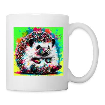 hérisson - Mug blanc - blanc - Droite