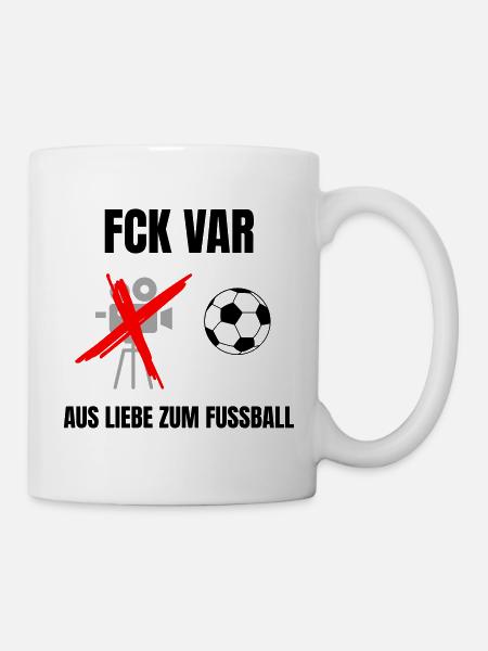 FCK VAR - Tasse - Weiß