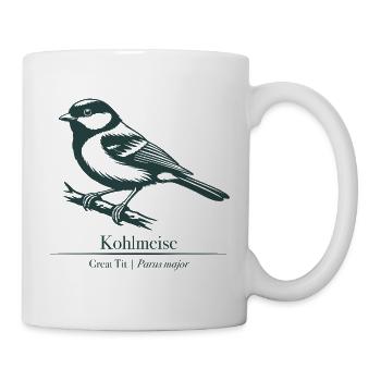 Grande Silhouette | Ornithologie | Dessin - Mug blanc - blanc - Droite