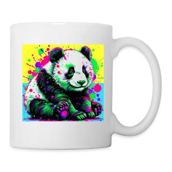 Panda - Tasse - Weiß - Rechts