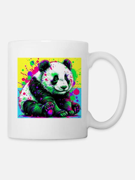 Panda - Tasse - Weiß