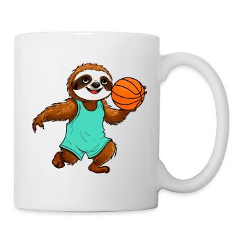 Sloths Basketball - Mug - white - Right