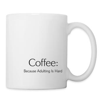 Café parce que le meurtre est mal - Mug blanc - blanc - Droite