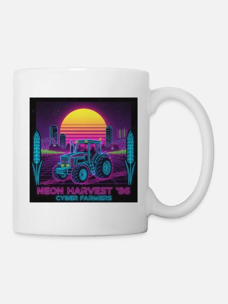 Cyber Farmer - Tasse - Weiß