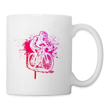Œuvres propres de vélo de route pour vélo de route - Mug blanc - blanc - Droite