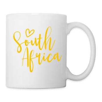 South Africa Heart Women's Love South Africa - Mug blanc - blanc - Droite
