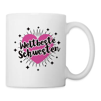 Meilleure sœur du monde Sœur et Frère et Sœur Anniversaire - Mug blanc - blanc - Droite