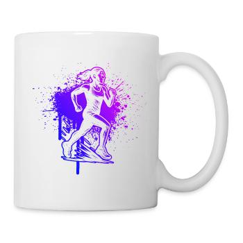 Running Love Clear Look for Racing - Mug - white - Right