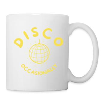 Disco Occasionally - Together Together Retroyellow - Tasse - Weiß - Rechts