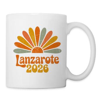 Lanzarote 2026 Sunrise Retro - Mug - white - Right