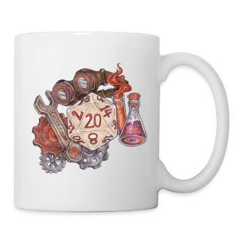 Role Playing Game Tabletop D20 Dice Gift Artificer - Mug - white - Right
