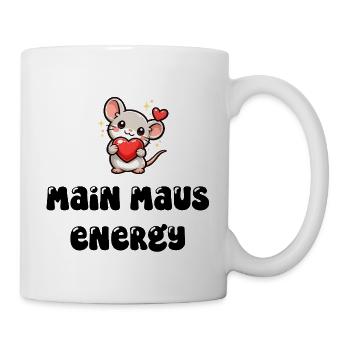 Main Maus Energy - Tasse - Weiß - Rechts