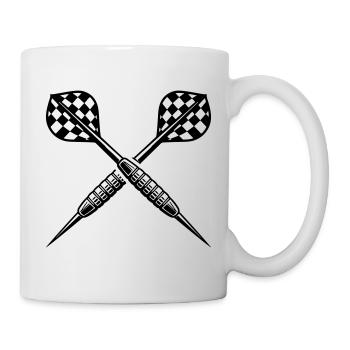 Throwing Dart Darts Dart - Mug - white - Right