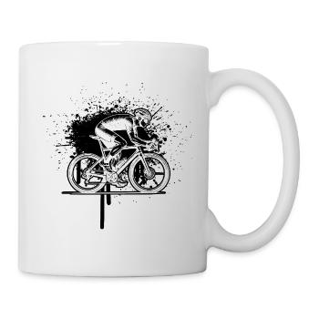Motif drôle de vélo de route - Mug blanc - blanc - Droite