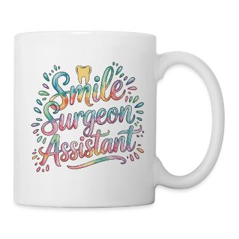 Parodontiste Chirurgien Sourire Assistant Clinique dentaire - Mug blanc - blanc - Droite