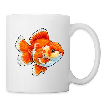 Yuanbao rouge blanc de qualité Poisson rouge de haute qualité - Mug blanc - blanc - Droite