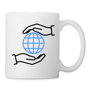 Globe Hands Out Global - Mug blanc - blanc - Droite