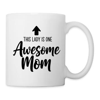 This lady is a great mom mom gift - Mug - white - Right
