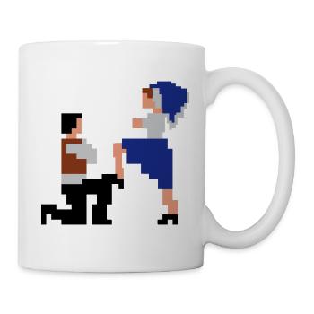 Šij, luby šewco šij... - Tasse - Weiß - Rechts