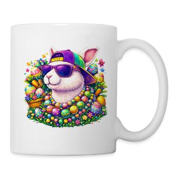 Easter Bunny Neon Sunglasses - Mug - white - Right