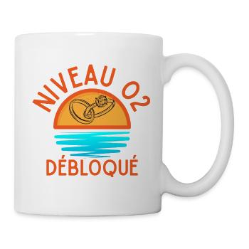 Level 02 Unlocked, a creative and joyful touch - Mug - white - Right