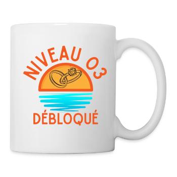 Level 03 Unlocked, a creative and joyful touch - Mug - white - Right