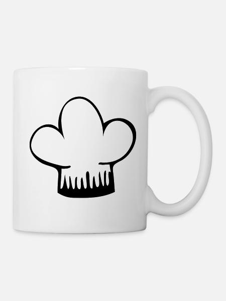 Kochmütze - Tasse - Weiß