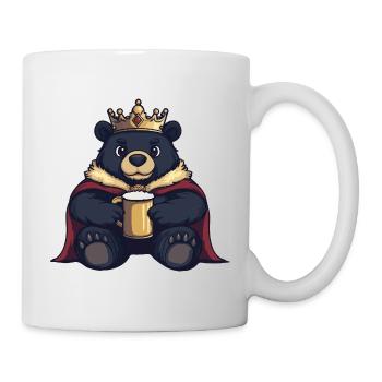 Bear Beer King - Mug - white - Right