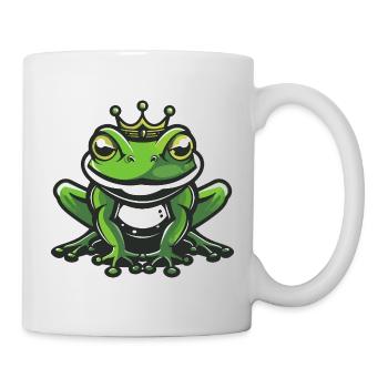 Couronne de tête de grenouille - Mug blanc - blanc - Droite
