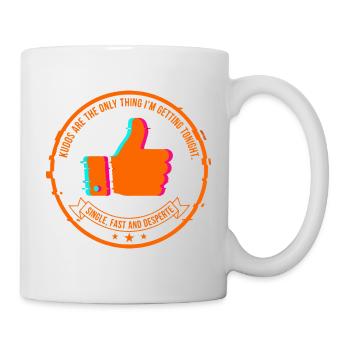 NeonThumbs Stamp : Single ce soir - Mug blanc - blanc - Droite