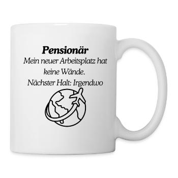 Pensioner finally travel - Mug - white - Right