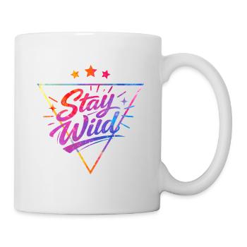 Restez en liberté - Mug blanc - blanc - Droite
