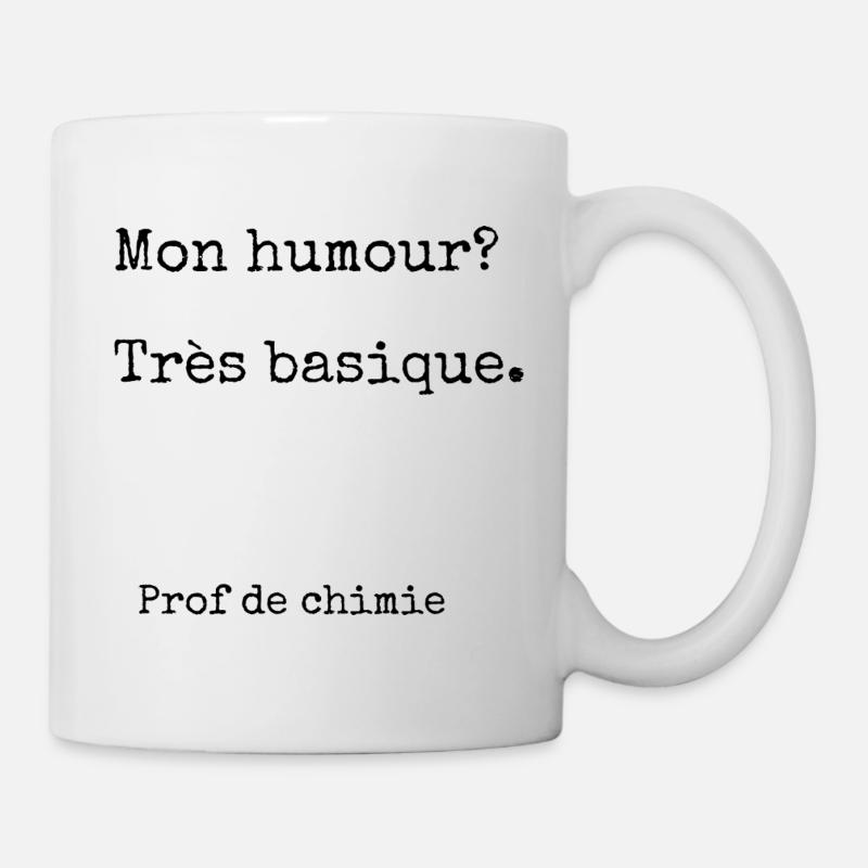 Prof de chimie humour - Mug blanc - blanc