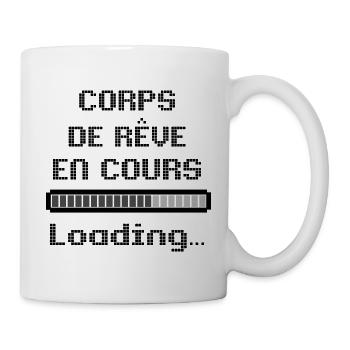 Dream Body Ongoing, Humor Geek Style Loading Pixel - Mug - white - Right