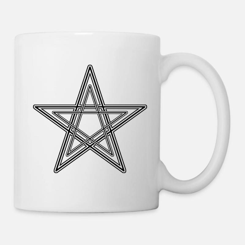 Pentgram / Drudenfuß - Mug - white