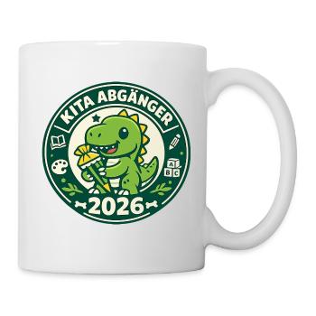 Kita Abgänger 2026 Kinder Lustig - Tasse - Weiß - Rechts